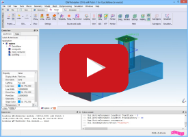 QW-Modeller Examples: Waveguide to coaxial line transition 